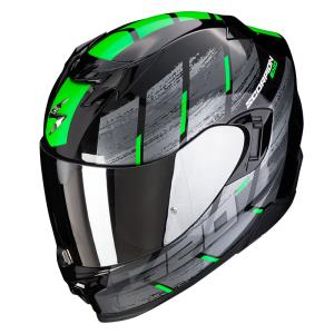Casco moto Scorpion Exo-520 EVO Air Maha negro-verde