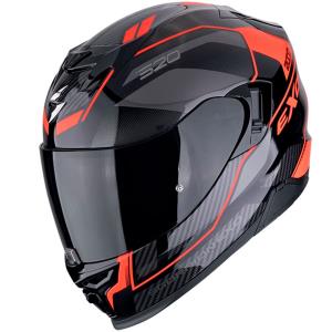 Casco moto Scorpion Exo-520 Air LENA Negro Rojo