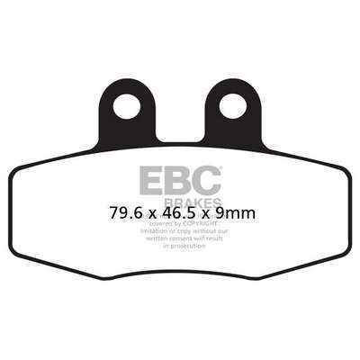 pastilla de freno ebc organica fa132