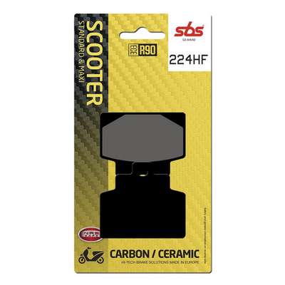 pastillas de freno sbs ceramicas scooter 224hf
