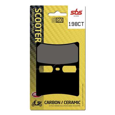 pastillas de freno sbs carbono scooter 198ct