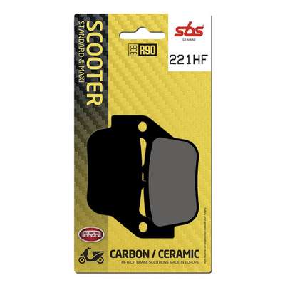 pastillas de freno sbs ceramicas scooter 221hf
