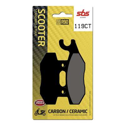 pastillas de freno sbs carbono scooter 119ct