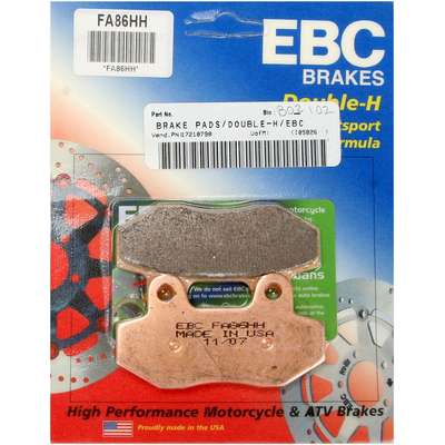 pastilla de freno ebc sinterizada hh fa086hh