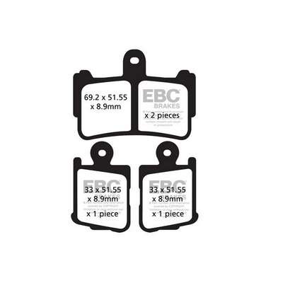 pastilla de freno ebc sinterizada hh fa499-4hh