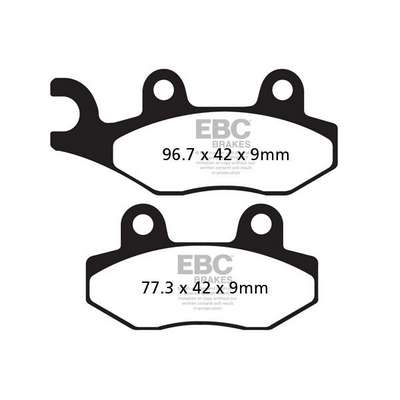 pastilla de freno ebc sinterizada scooter hh sfa228hh