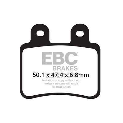 pastilla de freno ebc sinterizada scooter hh sfa350hh