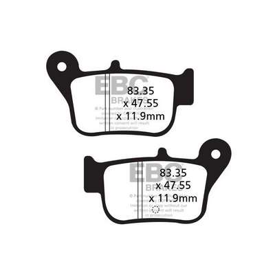 pastilla de freno ebc sinterizada scooter hh sfa628hh