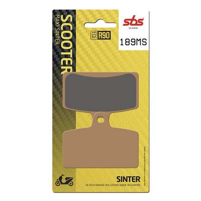 pastillas de freno sbs sinterizadas scooter 189ms