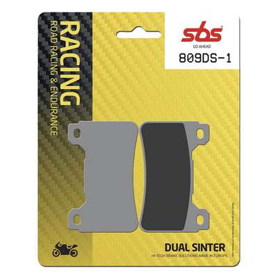 pastillas de freno sbs sinterizadas racing 809ds-1