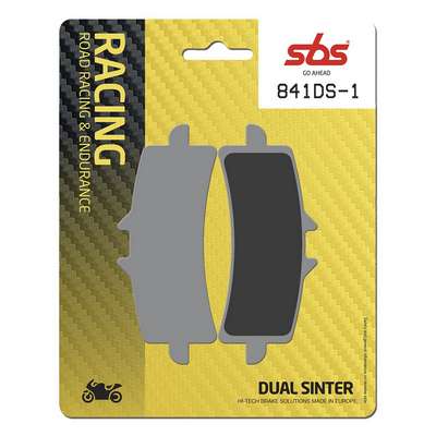 pastillas de freno sbs sinterizadas racing 841ds-1