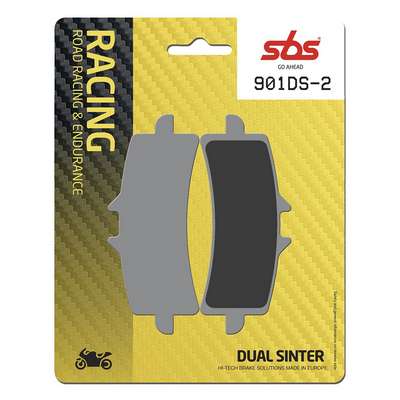 pastillas de freno sbs sinterizadas racing 901ds-2