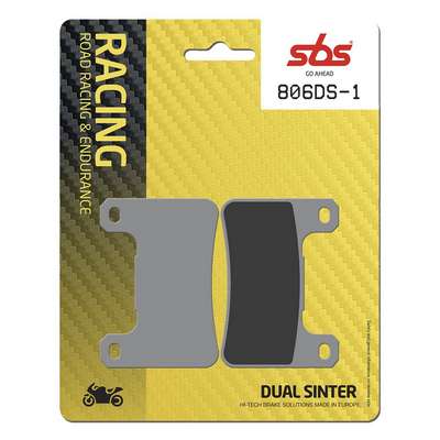 pastillas de freno sbs sinterizadas racing 806ds-1