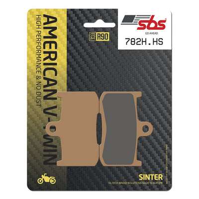 pastillas de freno sbs sinterizadas 782h-hs