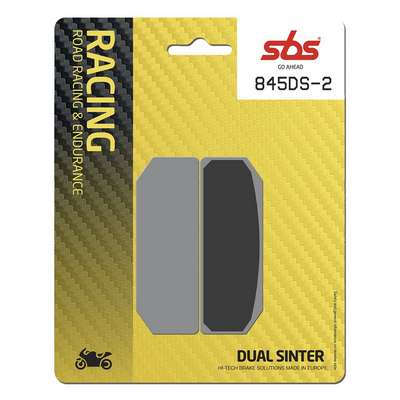 pastillas de freno sbs sinterizadas racing 845ds-2