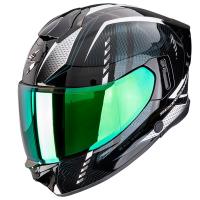 Casco moto Scorpion EXO-530 AIR THERAS Negro Camaleon Blanco