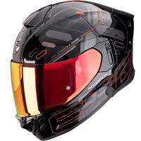 Casco moto Scorpion EXO-530 AIR FOND Negro Rojo