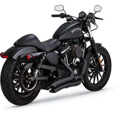 Escape completo BG Big Radius negro Harley Davidson XL 14-22