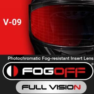 MT-V-09 Fogoff antiempañamiento photocromatico para casco