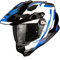 Casco moto Scorpion ADF-9000 AIR PATROL Negro Azul Blanco