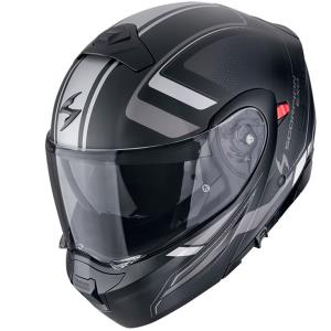 Casco moto Scorpion Exo-930 EVO ARDENS Negro mate Plata