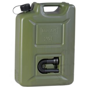 Bidón Gasolina 20L con tubo color verde