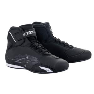 Zapatillas moto SEKTOR Alpinestars negro-blanco