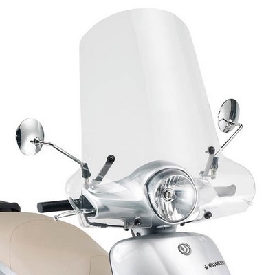 Parabrisas transparente Givi moto SYM Fiddle II 50-125 09-14