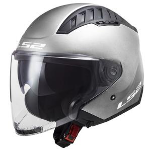 Casco LS2 Copter Solid plata mate