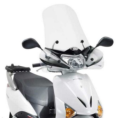 Parabrisas específico Givi transparente para Honda Lead 110 08-14