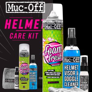 Kit para la limpieza y cuidado del casco