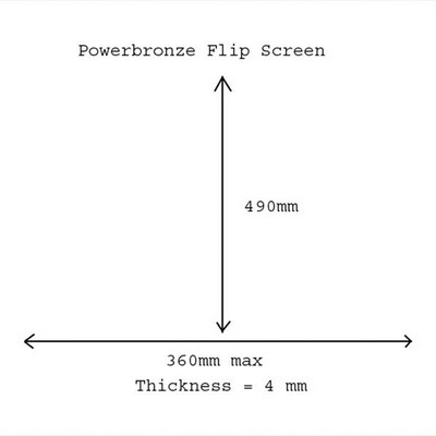 PowerBronze parabrisas Flip Up Bmw R1150GS-Adventure 99-05 Â· 4
