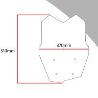 Cupula Alta BMW F800GS 24+ F750GS 17-23 PowerBronze 510mm Â· 2