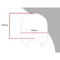 Cúpula Alta Powerbronze para BMW R18 Classic 22+