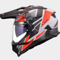 Casco LS2 Pioneer II BLOCK Gris Rojo