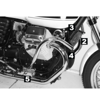 Defensa motor Moto Guzzi V7 Hepco&Becker