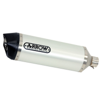 Escape Arrow aluminio blanco fondo carbono Thunder KTM Duke 125 11-16 Duke 200 11-14
