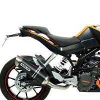Escape aluminio Arrow Negro KTM Duke 125 11-16 Duke 200 11-14 Â· 2