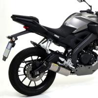 Escape Arrow aluminio Thunder Yamaha MT 125 14- con tapa de carbono OC