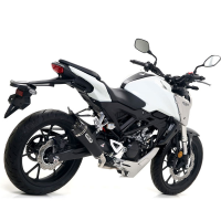 Escape acero negro Honda CB125 R 18- OC