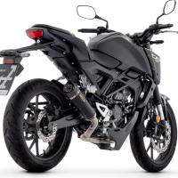 Escape completo XKONE Negro Honda CB125R 24+ Â· 2