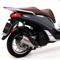 Escape acero con protección Arrow para Piaggio Medley 125-150