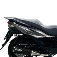 Escape Urban Arrow Dark en aluminio Kawasaki J300 17- OC