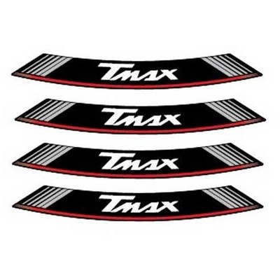 Adhesivo para llantas tiras en arco especiales en Yamaha T-Max