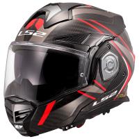 Casco LS2 Advant X Future II Carbono Brillo / Rojo