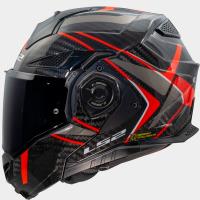 Casco LS2 Advant X Future II Carbono Brillo / Rojo