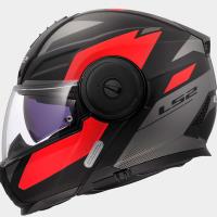 Casco LS2 Scope II DURIA Negro Mate Rojo