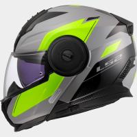 Casco LS2 Scope II DURIA Gris Amarillo Flúor