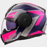 Casco LS2 Scope II OXYD Gris Azul Purpura