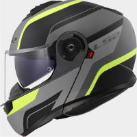 Casco LS2 Strobe II MONZA Negro Mate Amarillo Flúor